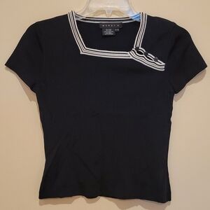 90s vintage petite ribbed top
